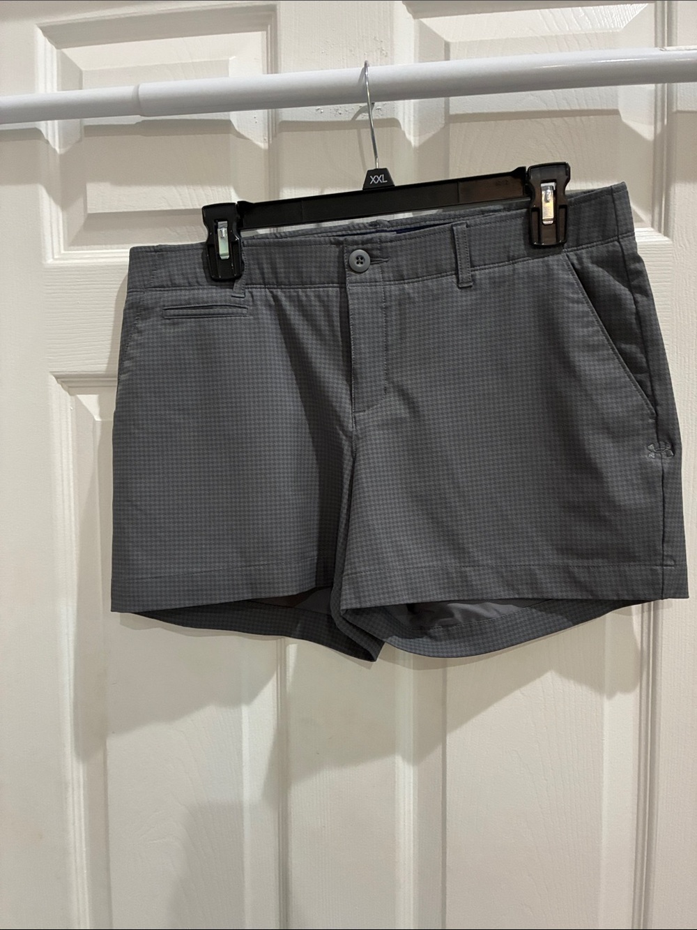Under Armour Gray Micro-Check Shorts